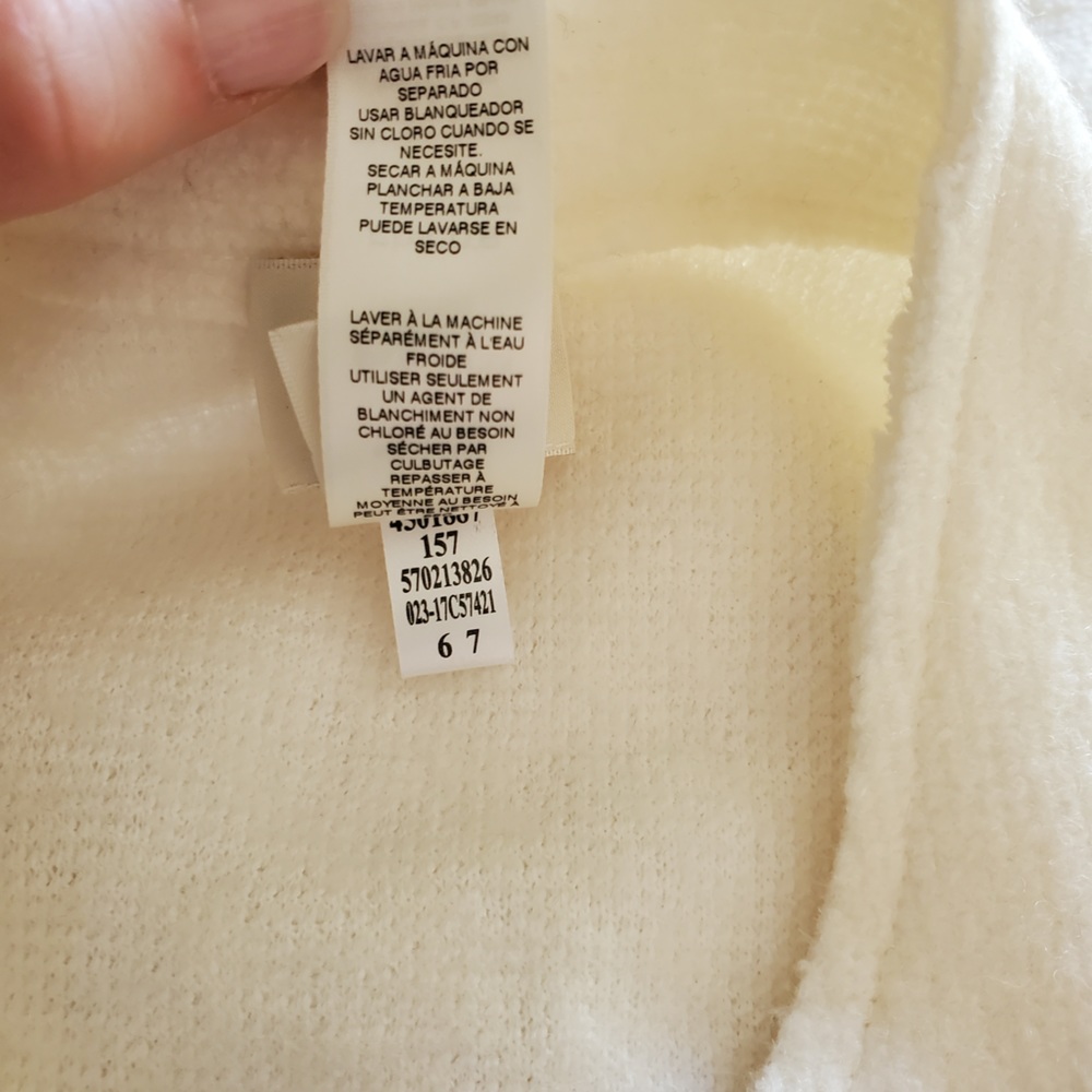 Chico’s Boiled Wool Military Jacket Women’s Size 3 Classic Boho Chic Luxury - Picture 13 of 13